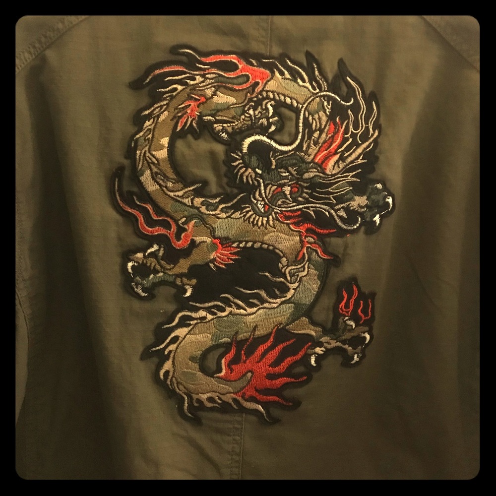 New John Varvatos Dragon Field Jacket Men’s L